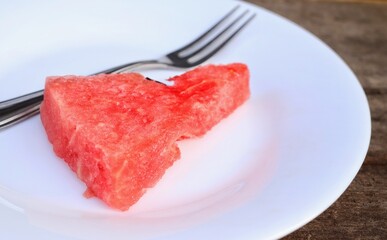 Fresh watermelon summer tropical fruit