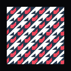 Fototapeta premium Contemporary Abstract Geometric Seamless Patterns for Fashionable Design - Beautiful Textures and Vector Background Illustrations for Creative Art Projects.