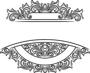 Fototapeta premium Vector Luxury ornament floral vector Illustration