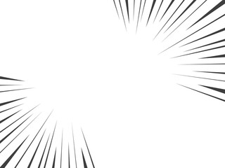 Obraz premium 集中線のイラスト