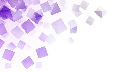 Abstract background with purple squares and cubes.  Modern design.