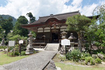 Fototapeta premium 比叡山里坊 求法寺走井堂 滋賀県大津市坂本