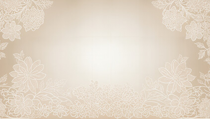  Elegance in White and Cream Floral Lace