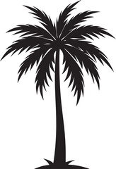Tropical Palm Tree Silhouette