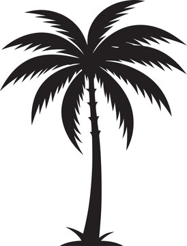 recommend clip art: Tropical Palm Tree Silhouette