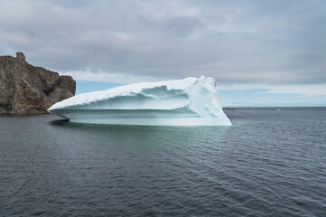 Iceberg in Spiller's Cove, Newfoundland and Labrador, Canada.