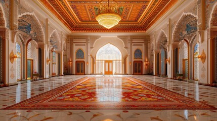 Obraz premium Grand Palace Interior: Opulent Architecture and Design