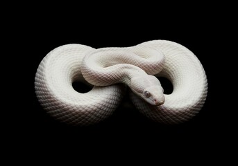 Fototapeta premium 白色の蛇｜White Snake