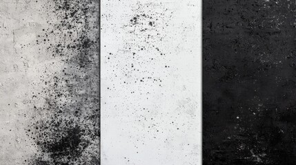 Obraz premium Textured concrete panels in monochrome shades