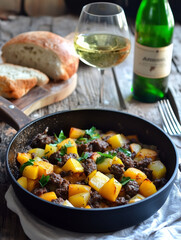 Hearty Amish Hamburger with Fall Veggies Bake, Comforting One-Dish Meal