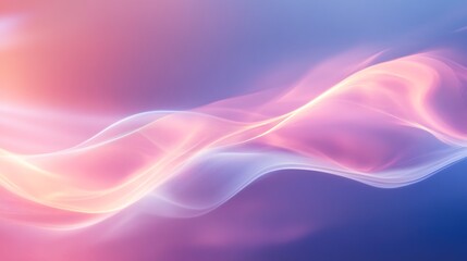 Abstract Pink and Blue Wave Design Background