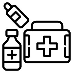 Obraz premium Firstaidkit Icon