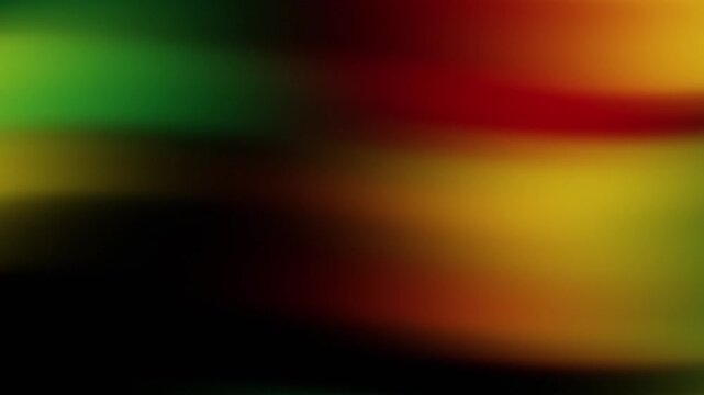 Abstract background featuring red, green, yellow, and black blurred horizontal animations