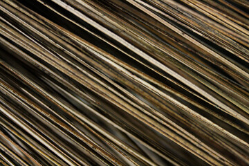 Obraz premium Close-up of broomstick. Broomstick texture background