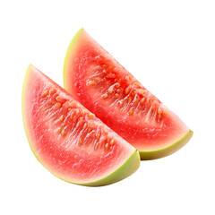 Half of a Watermelon Isolated on Transparent Background