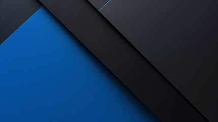 Minimalist Abstract Background in Cobalt Blue and Black