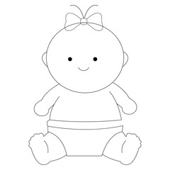 아기 아가 라인