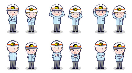 救急隊員の男女 05