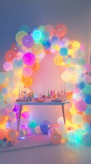 Obraz premium party theme for greeting cards