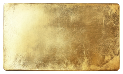 PNG Empty Golden rectangular plaque gold background golden.