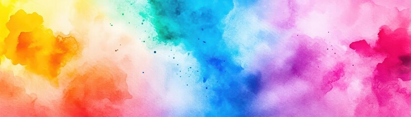 Fototapeta premium Bold abstract representation of energy transformation, in vibrant watercolor hues