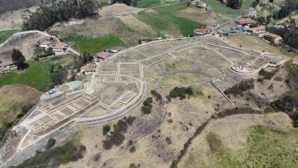 inca ruins in the mountains