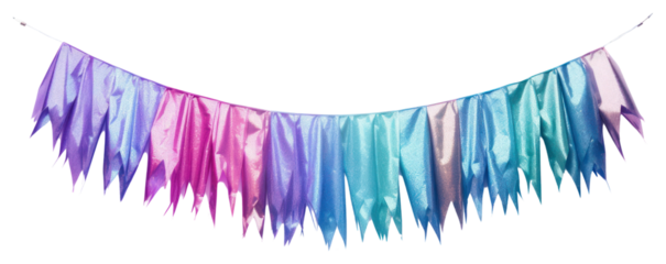 PNG Party cloth banner purple white background clothesline.