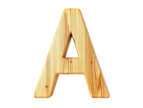 Rustic wooden letter 'a', a vintage alphabet block for crafts and home decor 