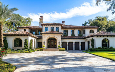 Fototapeta premium old house in the park