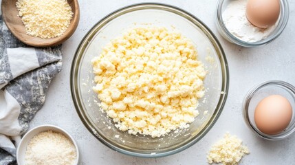 Creamy Cheese Mixture Preparation: A Step-by-Step Guide to Delicious Baking