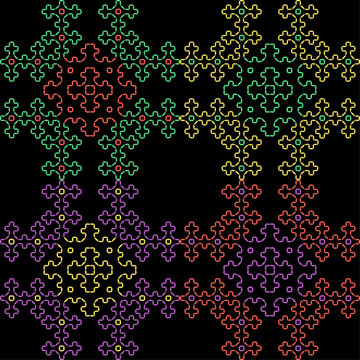 Kasuti india stitch embroidery needlework for fabric background paper wallpaper tiles seamless artwork simple geometric printed  pattern design