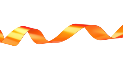 Yellow awareness ribbon on a black background, symbol of support, hope and remembrance