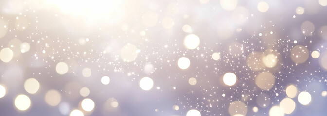 background of abstract glitter lights. gold bokeh Sparkling banner