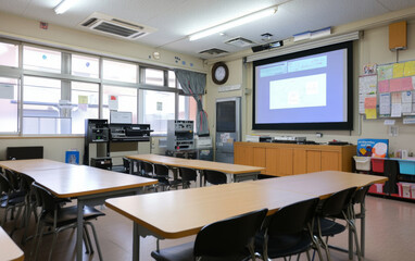 classroom in school