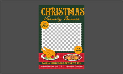 Christmas Dinner Flyer