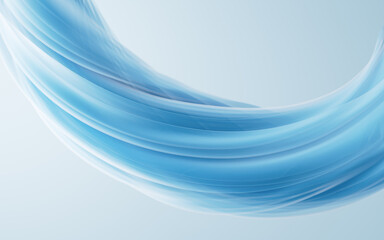 Flowing twisted blue cloth background, 3d rendering.