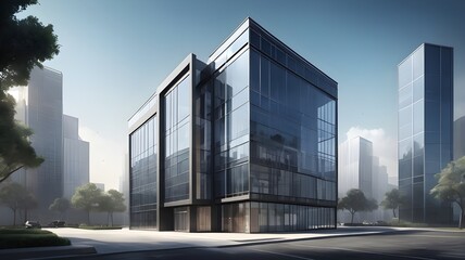 A modern architectural digest building, a Best design for a shopping mall and an admin block of a company 