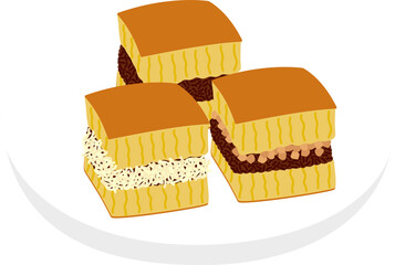 illutration of martabak mini indonesian food