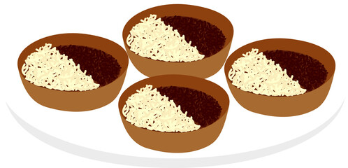 illutration of martabak mini indonesian food