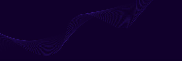 Mesmerizing Deep Blue Line Wave Design with Sleek Flowing Curves, Perfect for Elegant Digital Backgrounds, Sophisticated Art Projects, and Contemporary Graphic Design Applications