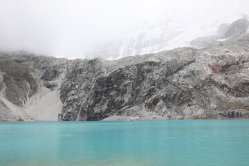 lake and mountains