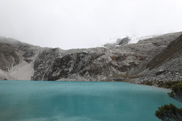 lake and mountains