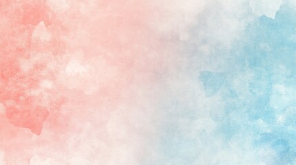 Fototapeta premium Abstract Pink And Blue Watercolor Wash Background