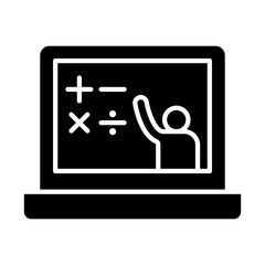 Studying online icon