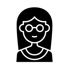 Woman teacher icon