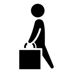 Use reusable bag icon in glyph style