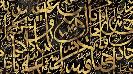 arabic graffiti seamless pattern wallpaper