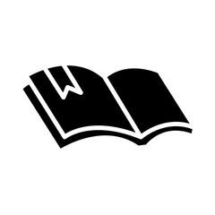 Reading icon in glyph style