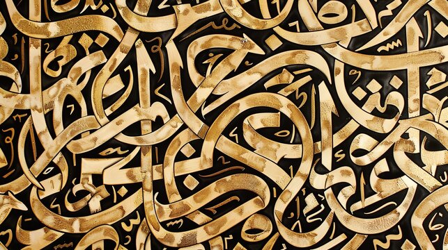 arabic graffiti pattern wallpaper
