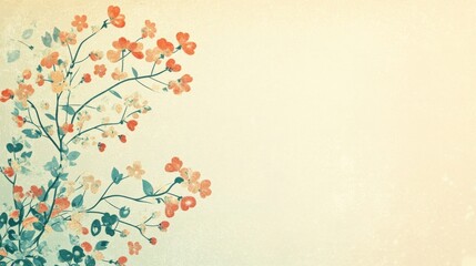 background with flowers